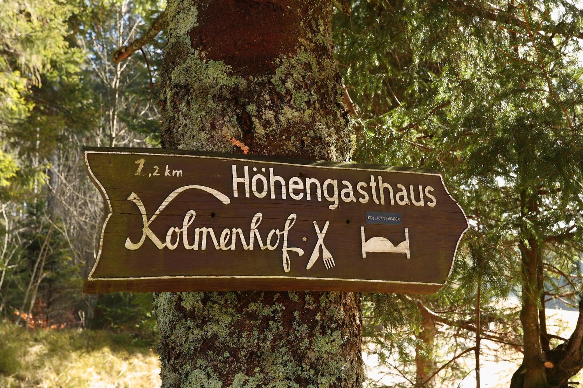 Hoehengasthaus Kolmenhof An Der Donauquelle Furtwangen Exterior foto
